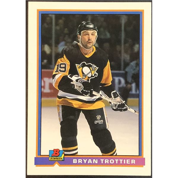 1991-92 BOWMAN BRYAN TROTTIER (HOF)