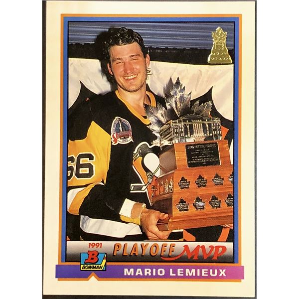 1991-92 BOWMAN MARIO LEMIEUX (HOF)