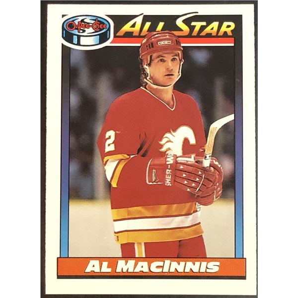 1991-92 O-PEE-CHEE AL MacINNIS (HOF)