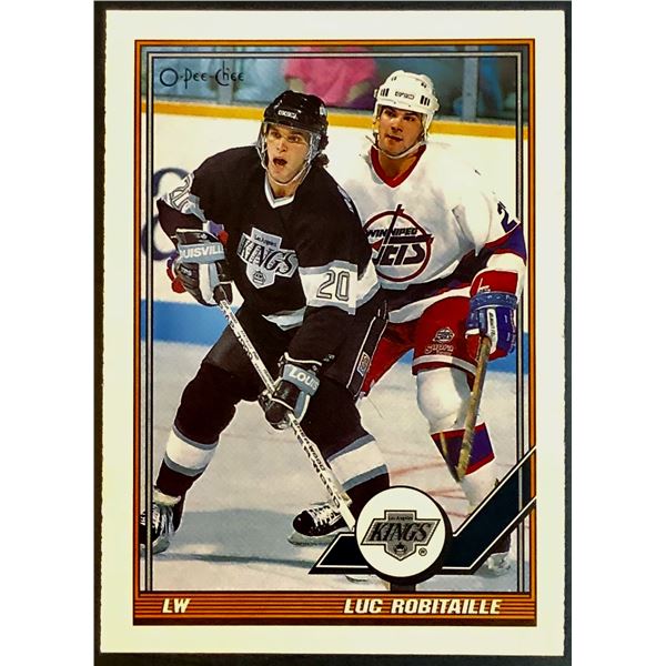 1991-92 O-PEE-CHEE LUC ROBITAILLE (HOF)