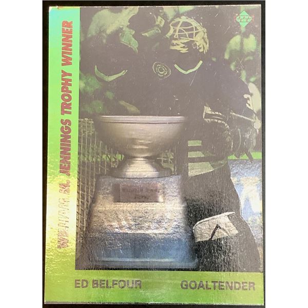 1991-92 UPPER DECK ED BELFOUR (HOF) HOLOGRAM