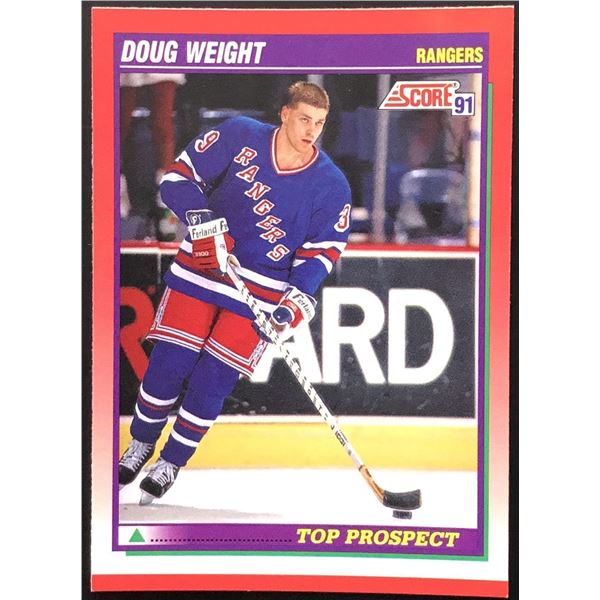 1992 SCORE DOUG WEIGHT ROOKIE CARD