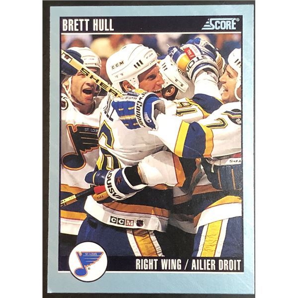 1992-93 SCORE BRETT HULL (HOF)