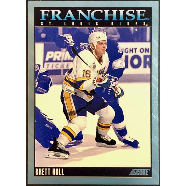 1992-93 SCORE BRETT HULL (HOF)