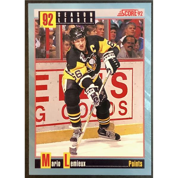 1992-93 SCORE MARIO LEMIEUX (HOF)