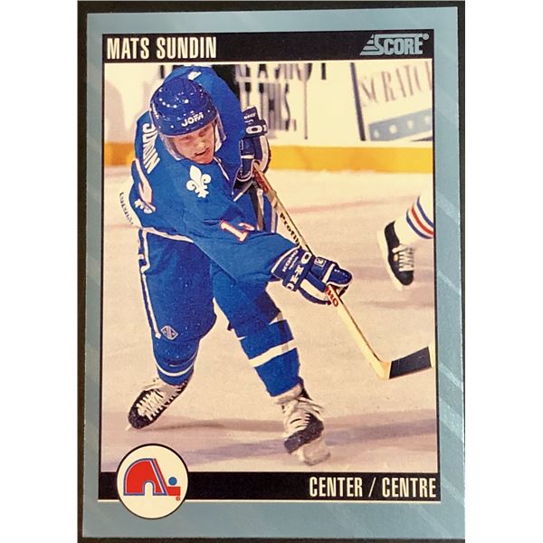 1992-93 SCORE MATS SUNDIN (HOF)