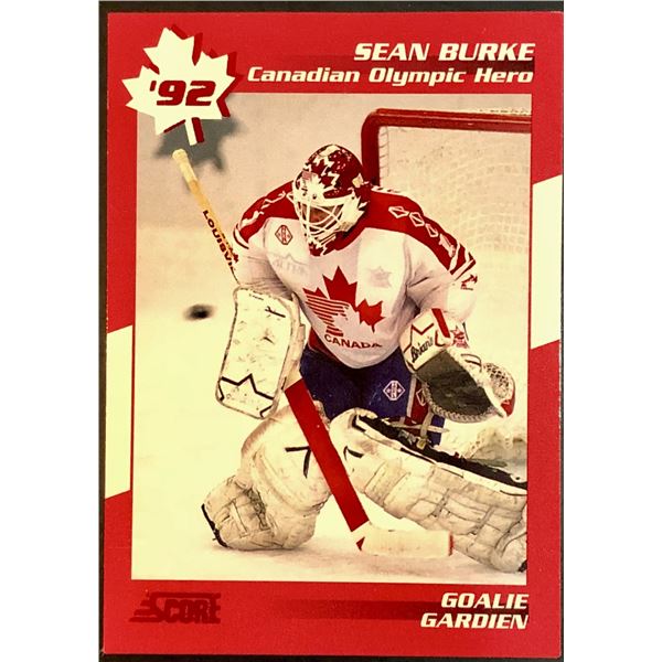 1992-93 SCORE SEAN BURKE ROOKIE CARD