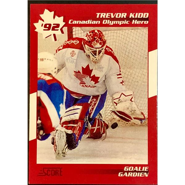 1992-93 SCORE TREVOR KIDD ROOKIE CARD