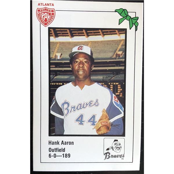1981 ATLANTA POLICE HANK AARON (HOF)