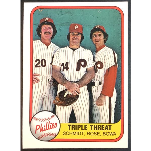 1981 FLEER TRIPLE THREAT (HOF) - ERROR CARD