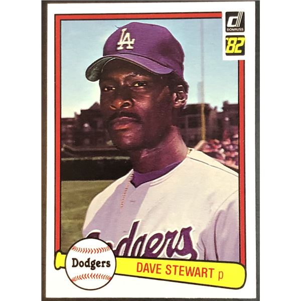 1982 DONRUSS DAVE STEWART ROOKIE CARD