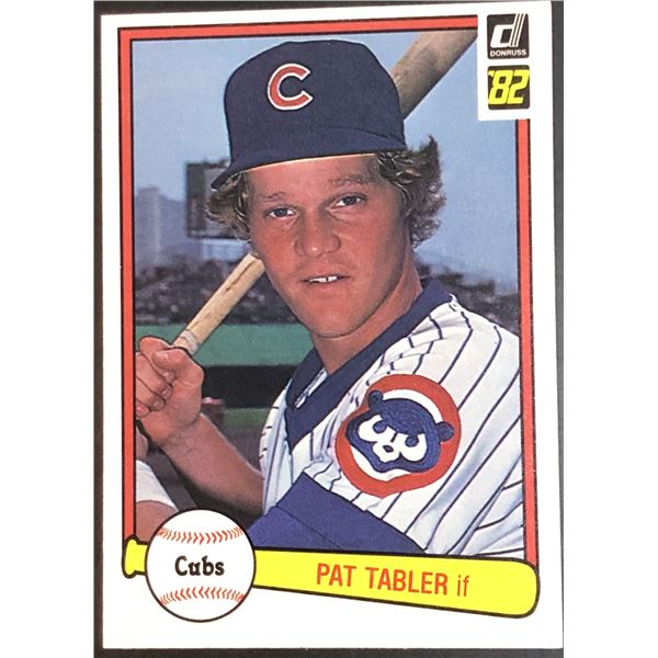 1982 DONRUSS PAT TABLER ROOKIE CARD