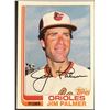Image 1 : 1982 TOPPS JIM PALMER (HOF)