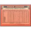 Image 2 : 1986 TOPPS REGGIE JACKSON (HOF)