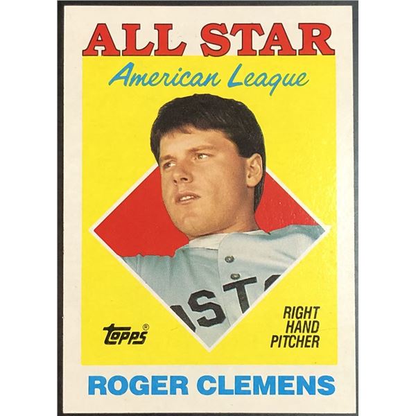 1988 TOPPS ROGER CLEMENS