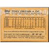 Image 2 : 1988 TOPPS TONY GWYNN (HOF)