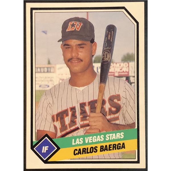 1989 CMC MINOR LEAGUES CARLOS BAERGA ROOKIE CARD