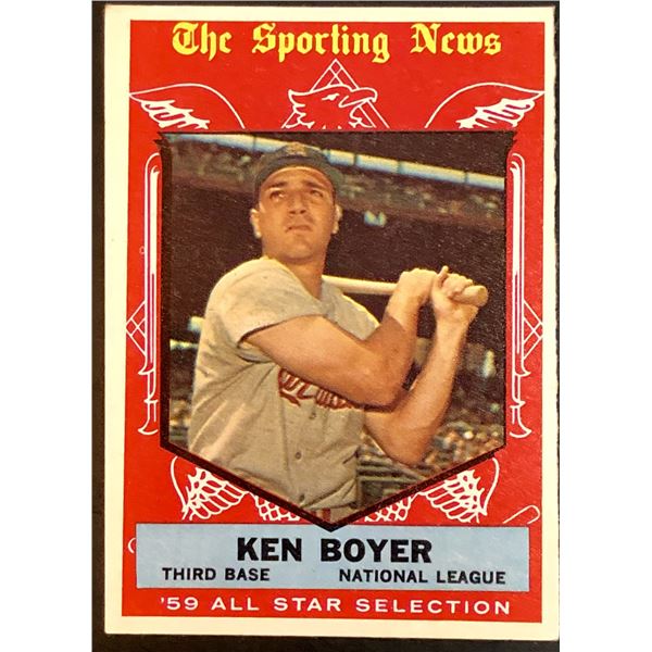 1959 TOPPS BAZOOKA KEN BOYER