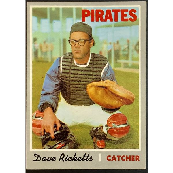 1970 TOPPS HI NUMBER DAVE RICKETTS