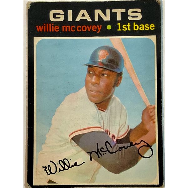 1971 O-PEE-CHEE WILLIE McCOVEY (HOF)
