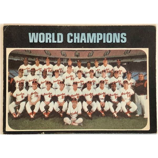 1971 O-PEE-CHEE WORLD CHAMPIONS