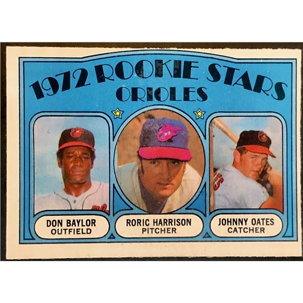 1972 O-PEE-CHEE DON BAYLOR ROOKIE CARD