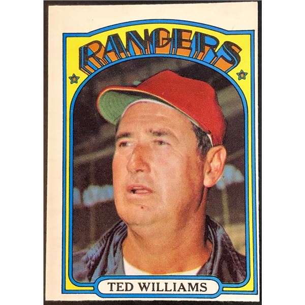 1972 O-PEE-CHEE TED WILLIAMS (HOF)