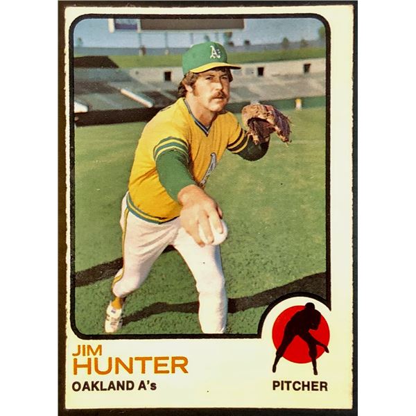 1973 O-PEE-CHEE JIM 'CATFISH' HUNTER (HOF)