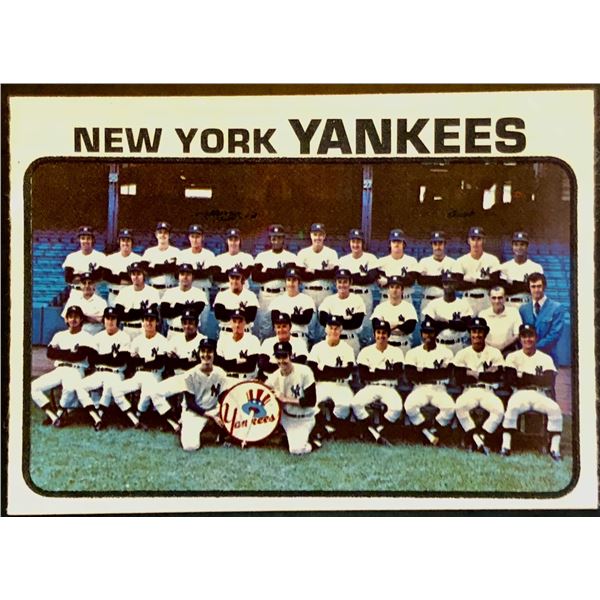 1973 O-PEE-CHEE NEW YORK YANKEES