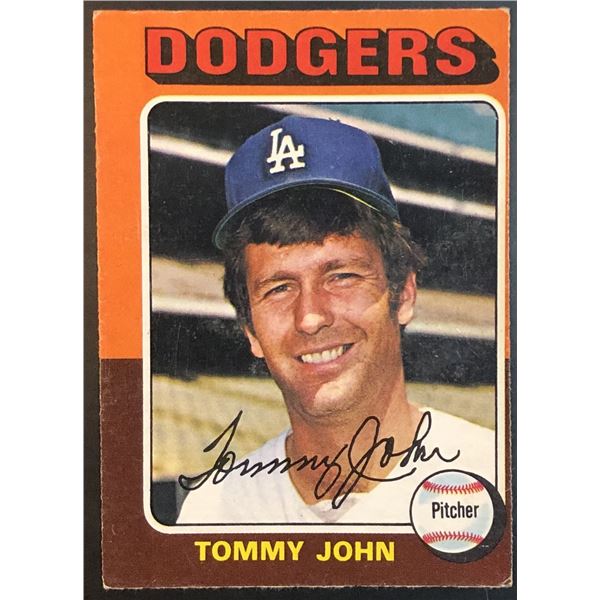1975 O-PEE-CHEE TOMMY JOHN