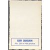 Image 2 : 1970-71 O-PEE-CHEE DECKLE EDGE GARY SABOURIN