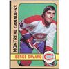 Image 1 : 1972-73 O-PEE-CHEE SERGE SAVARD (HOF)