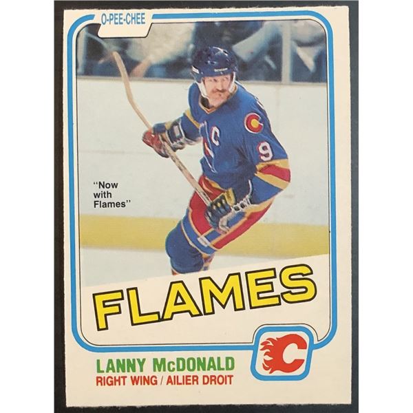 1981-82 O-PEE-CHEE LANNY McDONALD (HOF)