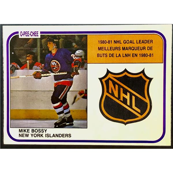 1981-82 O-PEE-CHEE MIKE BOSSY (HOF)