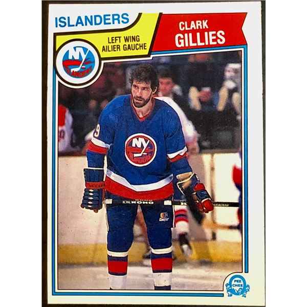 1983-84 O-PEE-CHEE CLARK GILLIES (HOF)