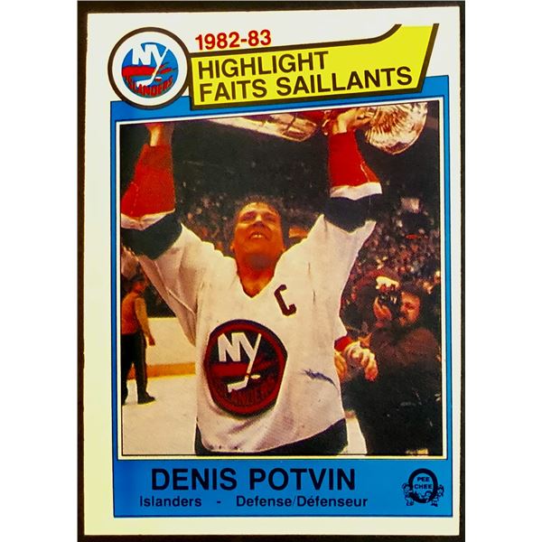 1983-84 O-PEE-CHEE DENIS POTVIN (HOF)