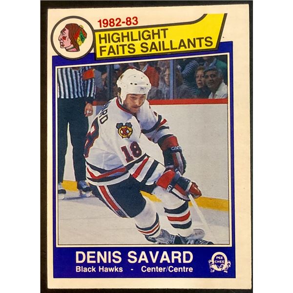 1983-84 O-PEE-CHEE DENIS SAVARD (HOF)
