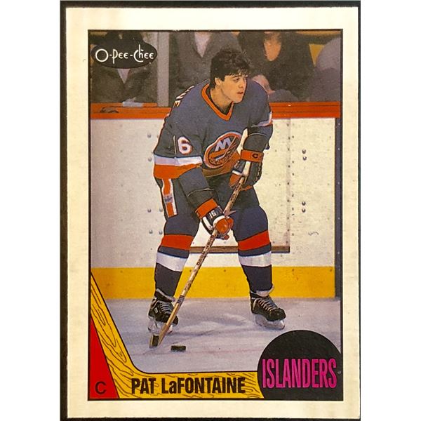 1987-88 O-PEE-CHEE PAT LAFONTAINE (HOF)