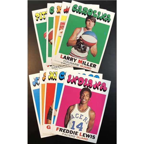 1971-72 TOPPS NBA COLLECTION - 10 CARDS