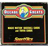 Image 1 : 1986 SPORTSFLICS BASEBALL DECADE GREATS BOX SET
