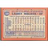 Image 2 : 1991 TOPPS LARRY WALKER (HOF) ROOKIE CARD