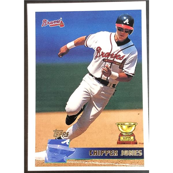 1994 TOPPS CHIPPER JONES (HOF) ROOKIE CARD