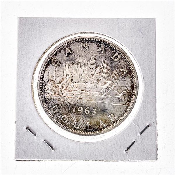 Canada 1963 Silver Dollar UNC