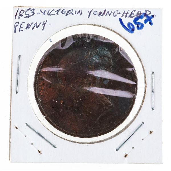 1853 Victoria Young Head Penny