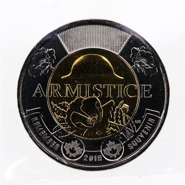 2018 Canada Two Dollars Armistice MS64 ICCS