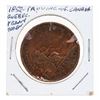 Image 1 : 1852 Province of Canada Quebec Penny Token