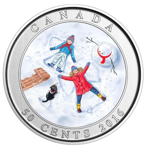 2016 50c Snow Angels - Lenticular Coin