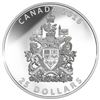 Image 1 : 2016 $25 The Coat of Arms of Canada- Pure Silver Piedford