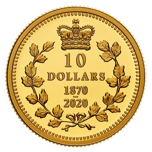 24kt (.9999) Pure Gold Coin – Dominion of Canada (1870-2020)