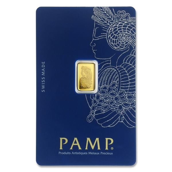 1 gram Gold PAMP Suisse Lady Fortuna (w/certificate)